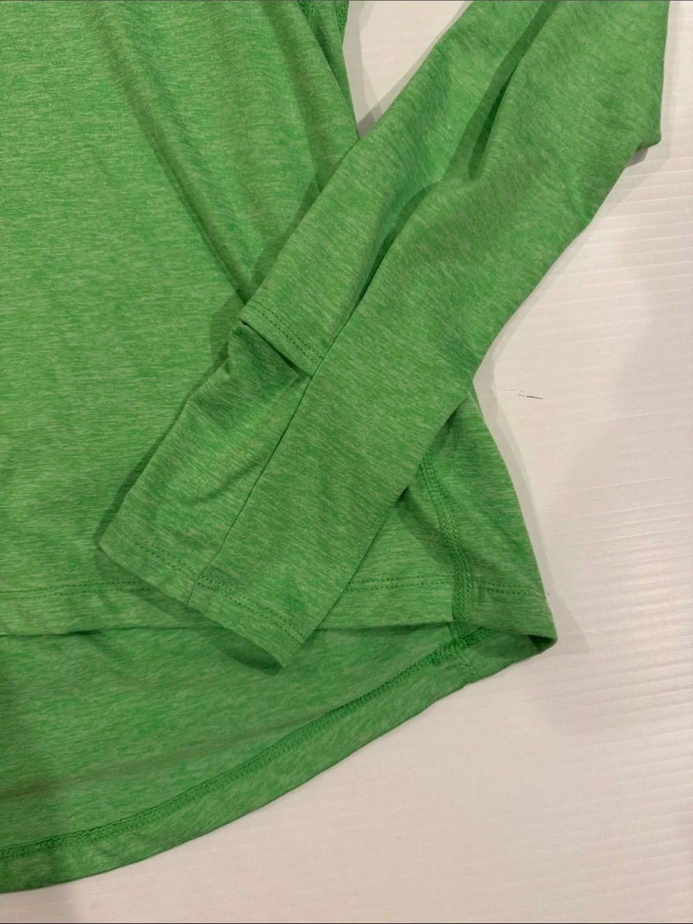 Nike Green Quarter-Zip Performance Top Womens Size Small